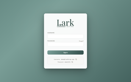 Lark OS — screenshot